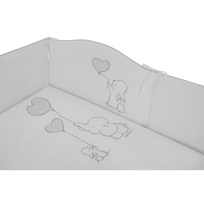 Beebi voodipesu ja voodipehmendus "Amigo" hall