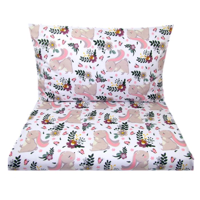 Beebi voodipesukomplektid  100x135 "Bunny&Flowers"  