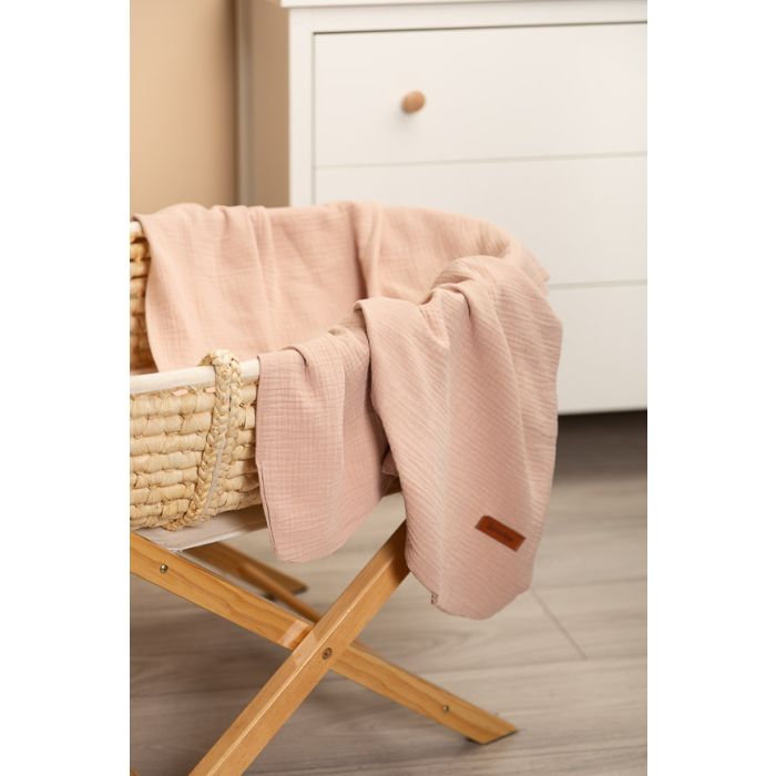 Musliin beebitekk "Vittoria cocoa" 75x100 cm 