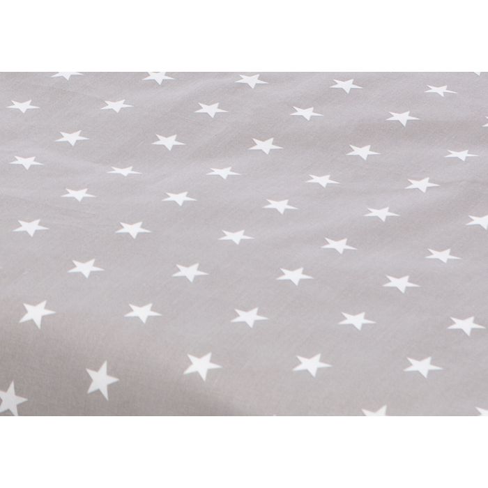 Kummiga voodilina "Stars" 60x120 - puuvil