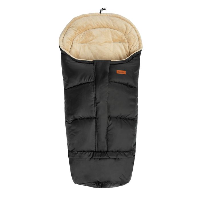 Soojakott kärusse  "Combi" Black/Beige 