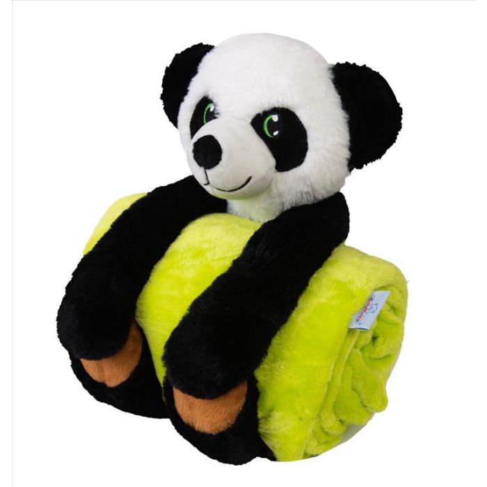 Beebitekk 100x85cm koos mänguasjaga "Panda" 