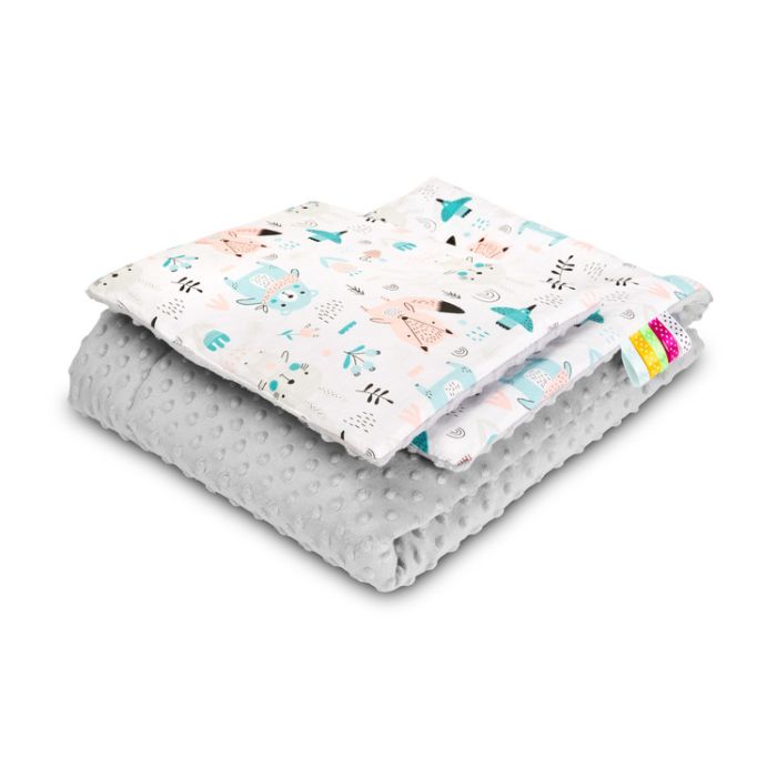 Beebitekk "Fox" 100x75cm ja padi, hall