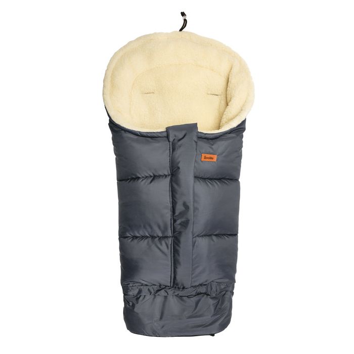 Soojakott kärusse  "Combi wool" Graphite 