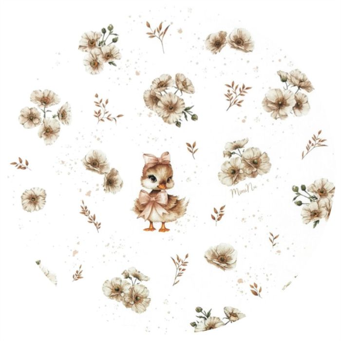 Puuvillane beebitekk "Ducklings" 100x75cm 