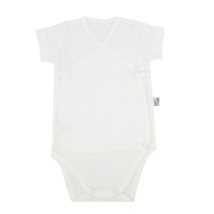 Beebi bodi lühikeste varrukatega "Kos" milky white