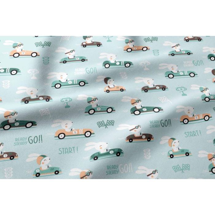 Voodipesu beebidele 135x100 "Bunny go" 