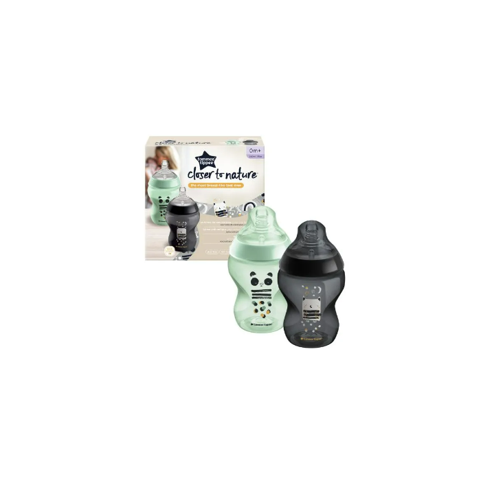 Lutipudelid Tommee Tippee, 3k+ 340ml 2 tk owls