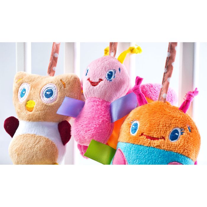 Minkštas žaislas spiralė "Drugelis" 