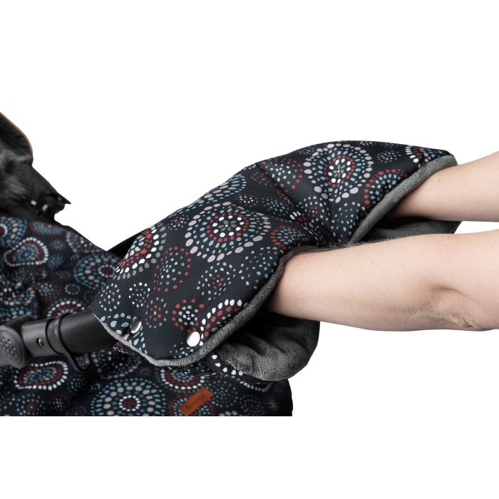 Sensillo pirštinė vežimėliui žiedai juoda 8524