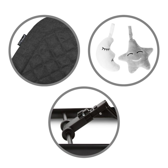 Kidwell gultukas LARO juodas medis