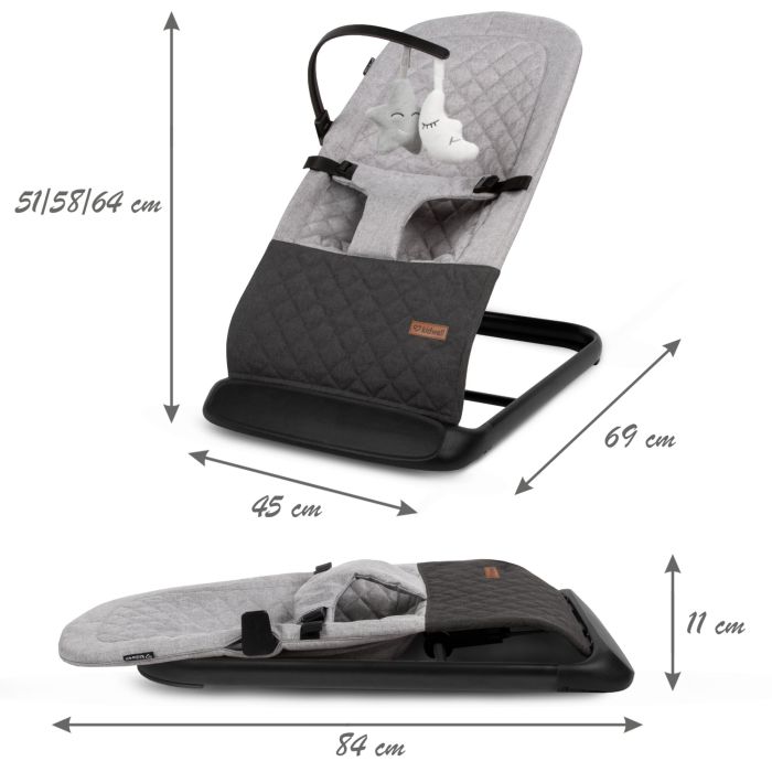 Kidwell gultukas LARO pilkas juodas