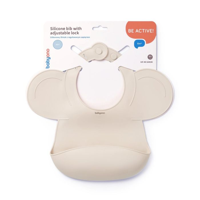 Babyono seilinukas silikoninis užsegamas kreminis 1639/04