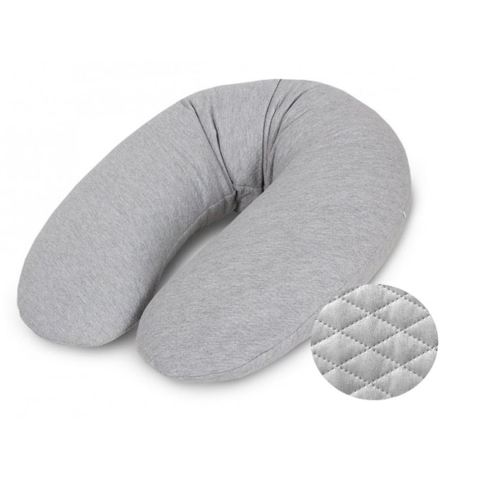 Nuudelpadi - imetamispadi 190 cm "Caro flexi grey" 