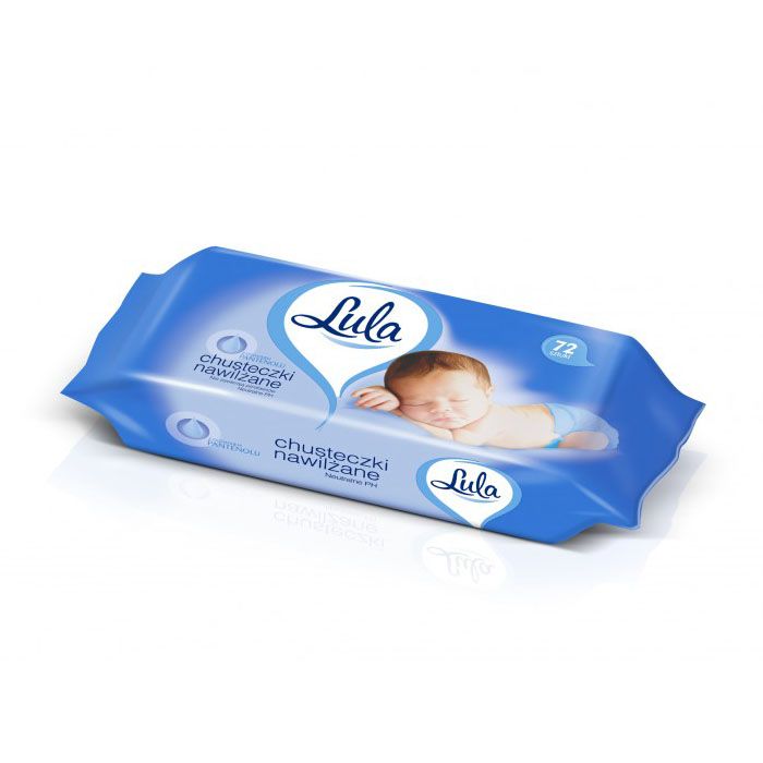 Niisked salvrätikud LULA pantenooliga, 72 tk