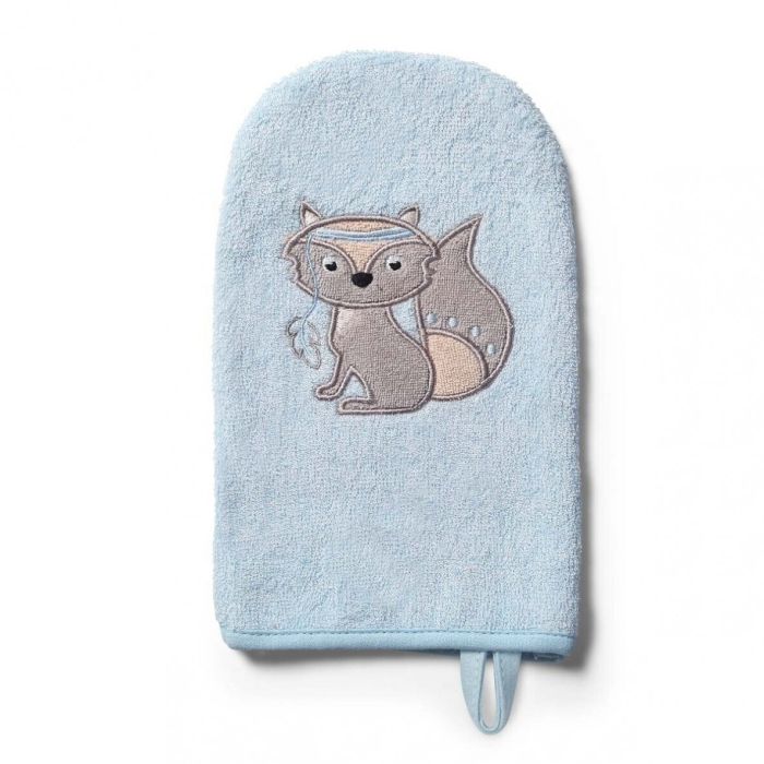 Natural Bamboo pesemiskinnas BabyOno Foxy sinine