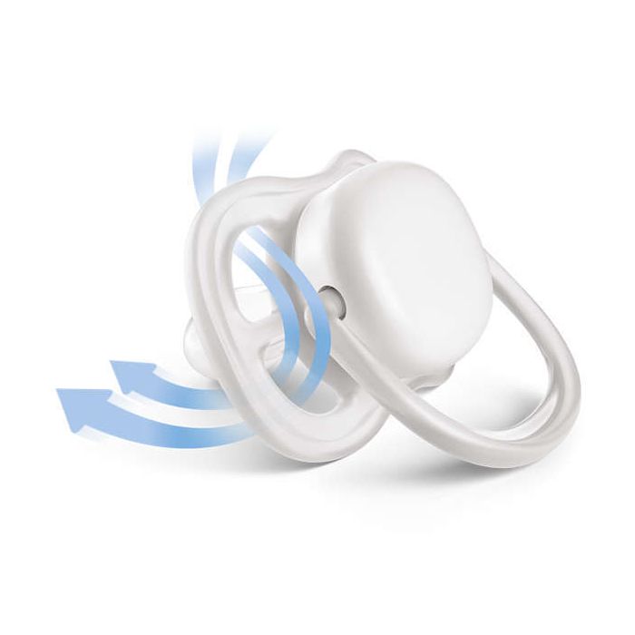 Lutt AVENT "Ultra Air" ortodontiline 6-18 k, 2tk