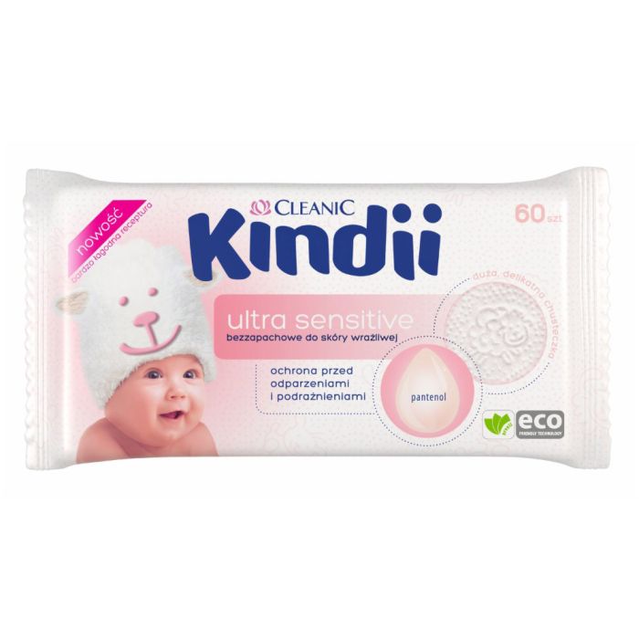 Märjad salvrätikud CLEANIC "Ultra Sensitive" sensitiivsele nahale