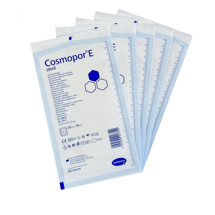Cosmopor E 10x20 kirurgiline plaaster haavapadjaga 5tk