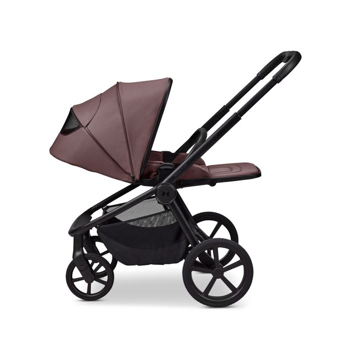 Moon vežimėlis universalus susilankstantis lopšys  2/1 Resea fold bronzinis