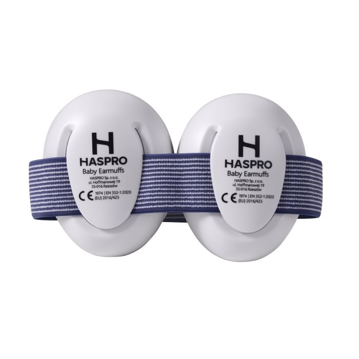 Haspro apsauginės ausinės kūdikiams mėlynos BE05B
