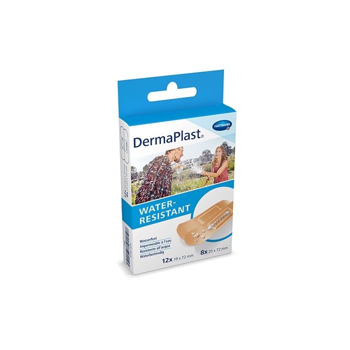 DermaPlast WATER-RESISTANT plaastrid aqua N20 (2 suurust)