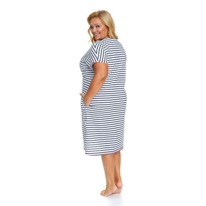 Puuvillane öösärk naistele "Marine" L-3XL