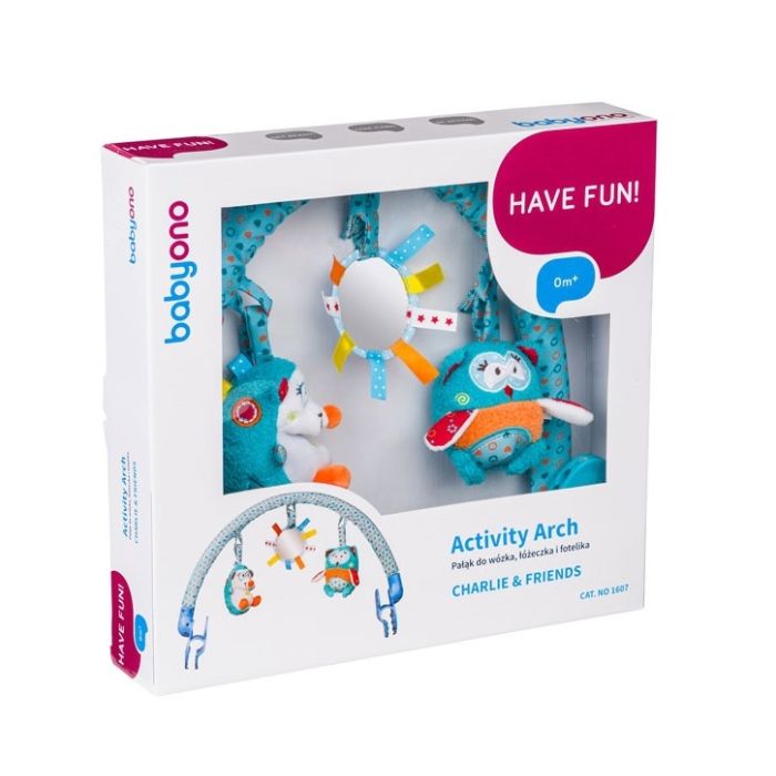 Mängukaar beebitoolile/vankrile "Hedgehog and friends"