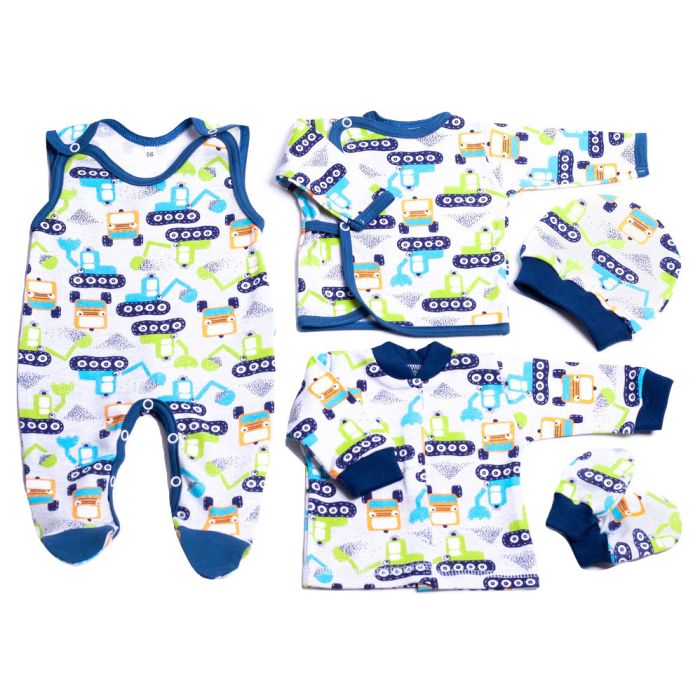 Kūdikio kraitelis - drabužėliai naujagimiui "Cars"