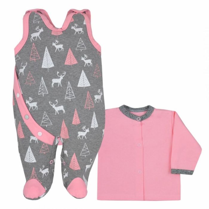 Beebi komplekt 2-e osaline "Hirved" roosa