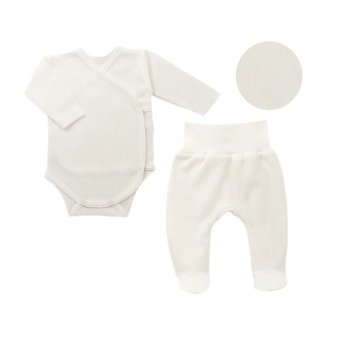 Beebiriided 2 osaline "Natural ecru"