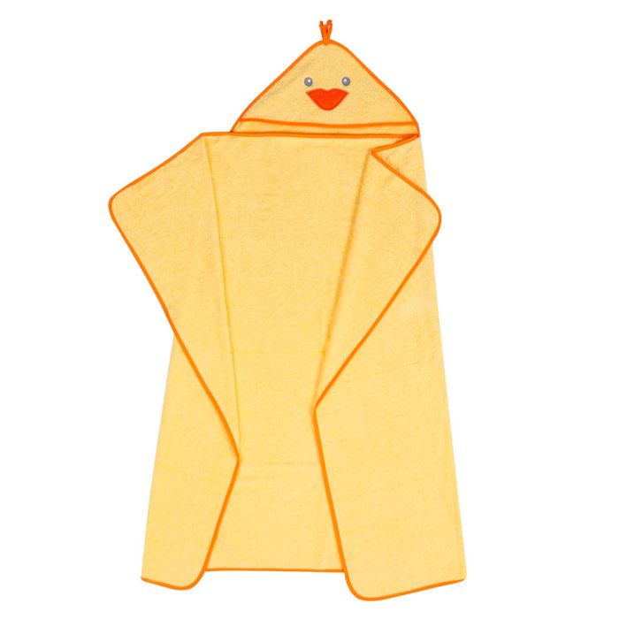 Beebi rätik "Duck" 120x100 cm kollane