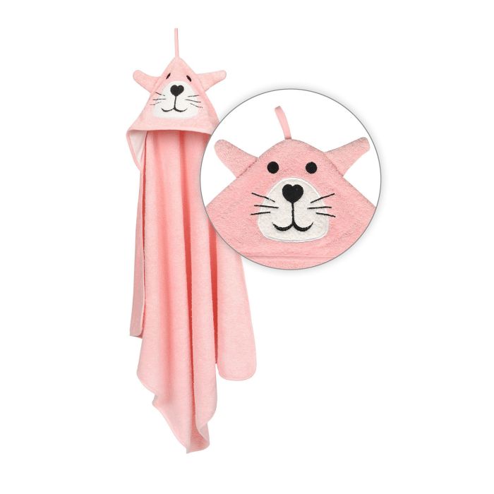 Beebi rätik "Jimmy" 80x80 cm roosa