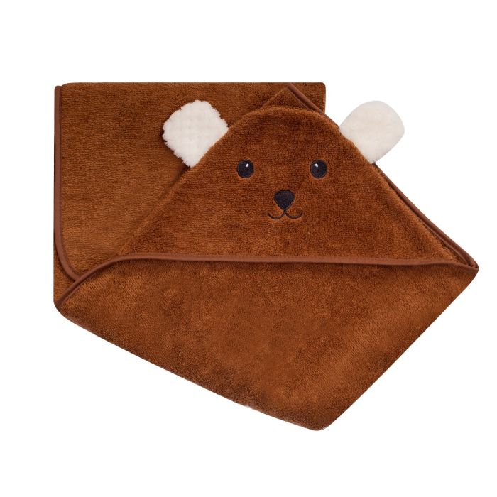 Beebi rätik  "Bear" 100x120cm pruun