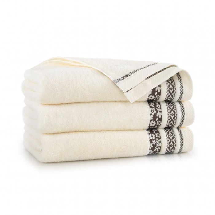 Rätik (Egiptuse puuvill) "Palermo" 70x140 cm beež