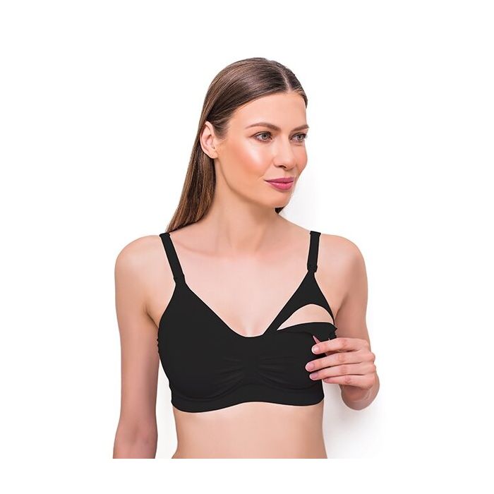 BabyOno liemenėlė nėščiajai / maitinančiai, F75-80, juoda 506/24