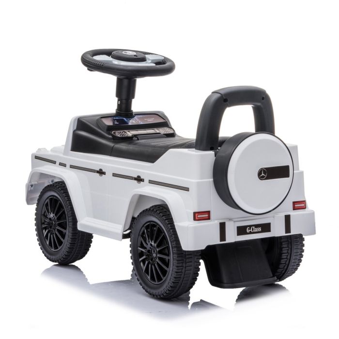 Babyono mašinėlė stumdoma G klasės Mercedes balta 1904