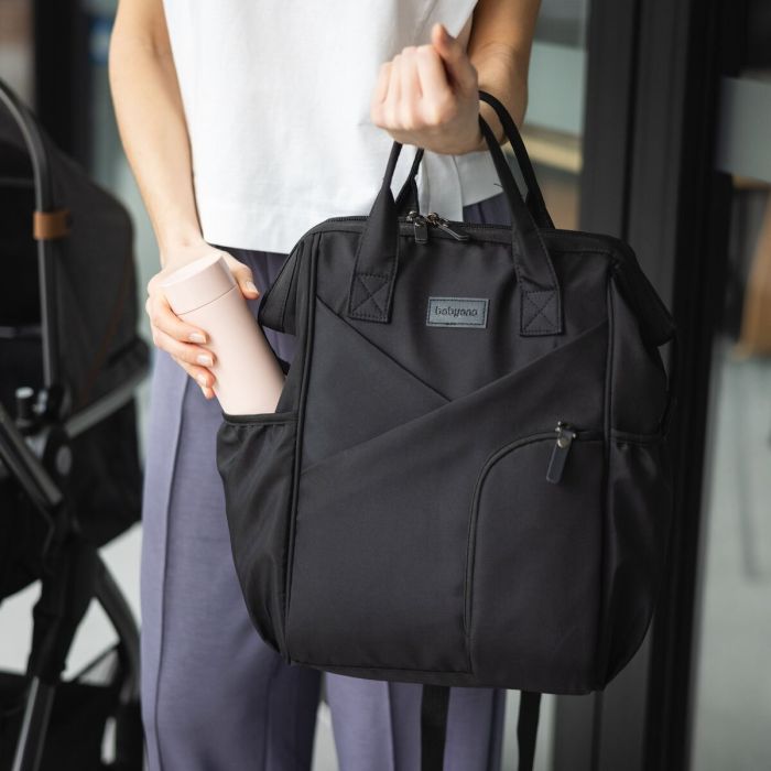 Babyono mamos kuprinė MODERN STYLE juoda 1649/01