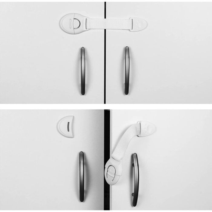 SIPO apsauga stalčiams durelėms dirželis 10 vnt SBS-216