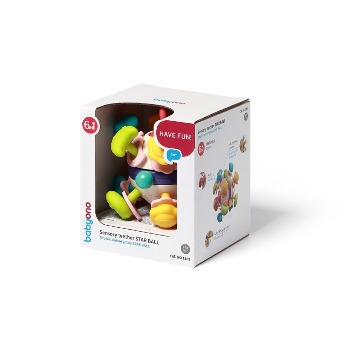 Babyono sensorinis žaislas kramtukas rutulys 1585