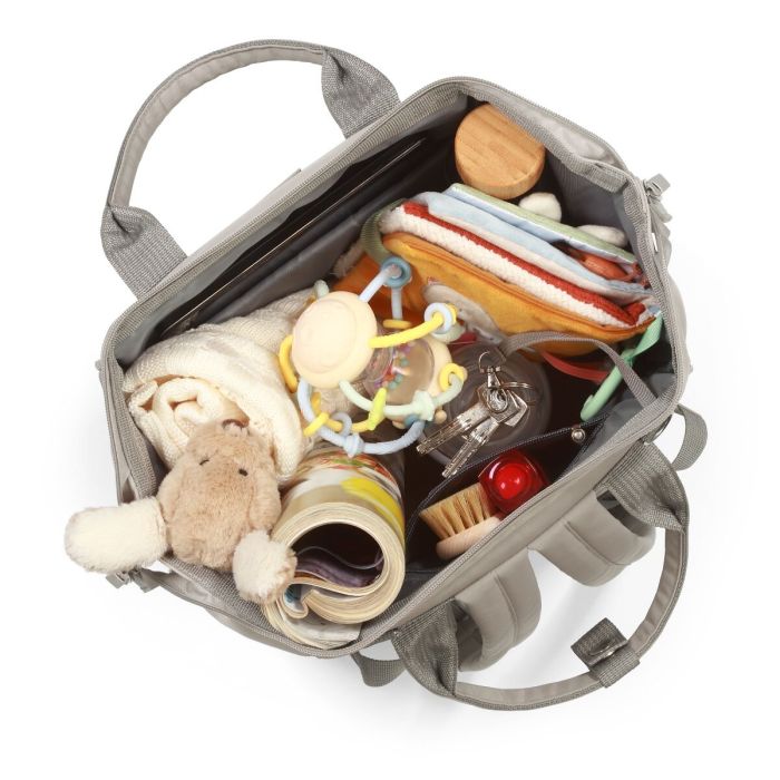 Babyono mamos kuprinė MODERN STYLE kreminė 1649/02