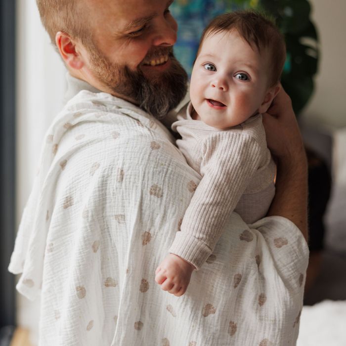 BabyOno vystyklai medvilniniai 3 vnt rudas 828/02