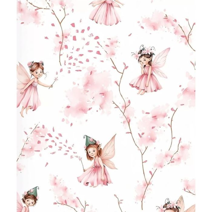 Puuvill voodilina 50x83 "Pink fairies"