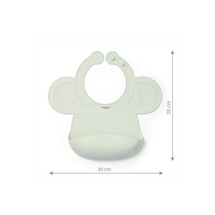 Babyono seilinukas silikoninis užsegamas žalias 1639/03