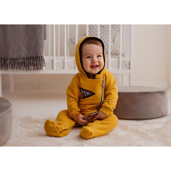 Beebi tudukombe - romper  "Pow mustard" 