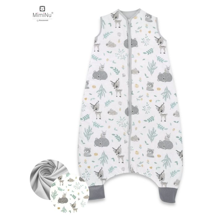 Beebi jalaosadega magamiskott "Raccoon & Friends" 2-2.5 TOG