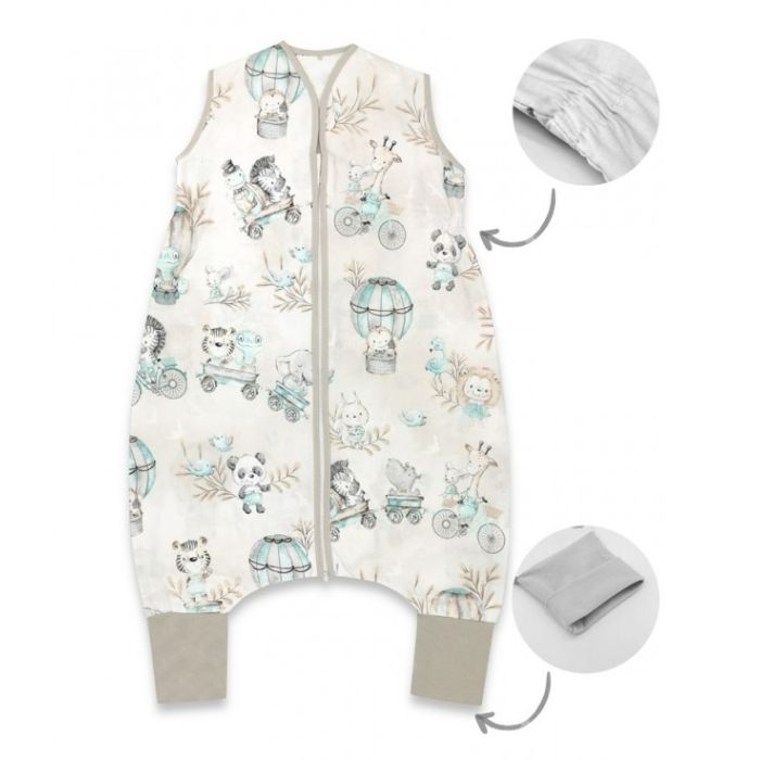 Beebi jalaosadega magamiskott "Zoo nugat" 0.5 TOG