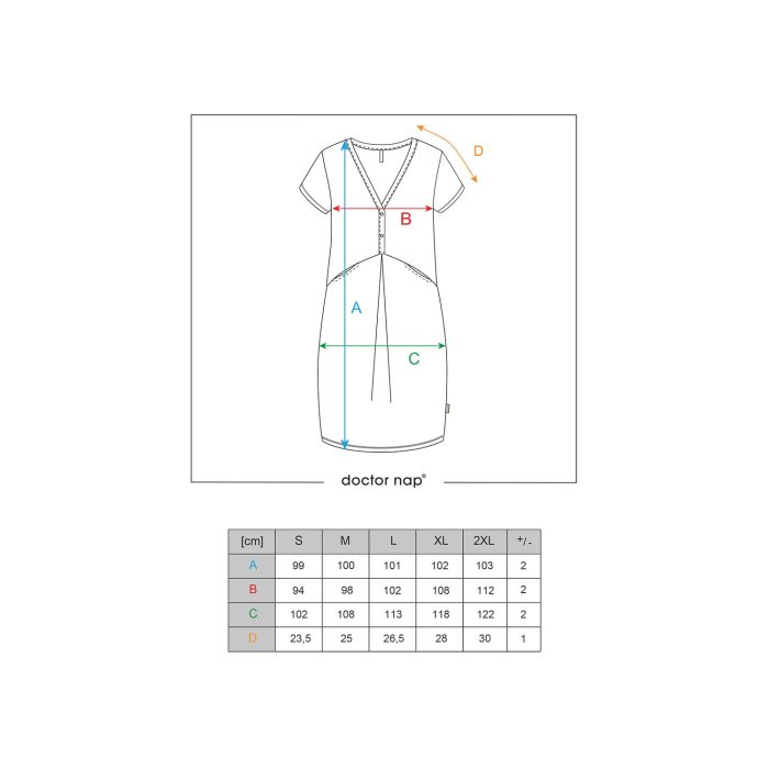 Puuvillane öösärk rasedatele naistele  "Lovely" dark grey 