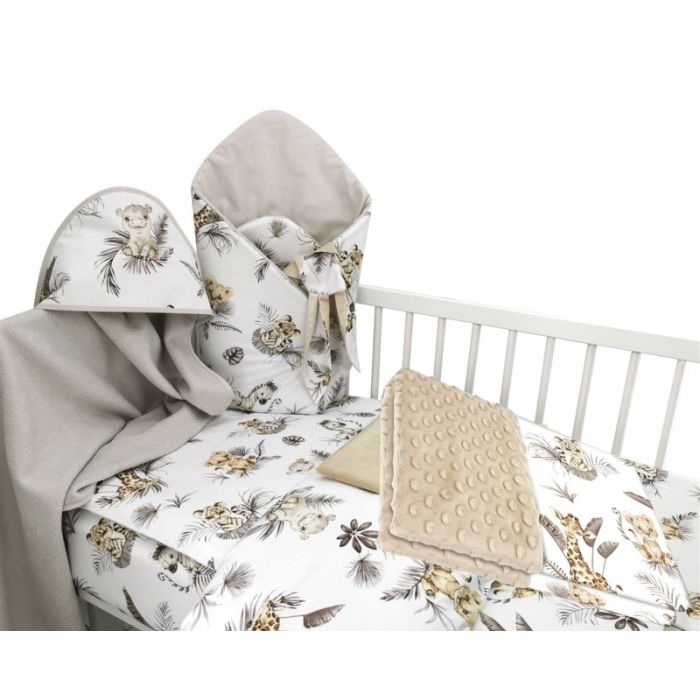 6-osaline vastsündinu komplekti "Savanna"