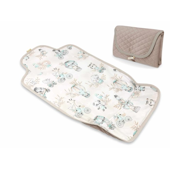 Kaasaskantav mähkimisalus beebidele "Zoo nugat" 93 x 50 cm